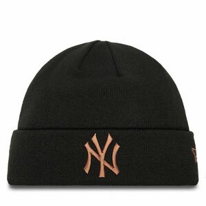 Sapka New Era New York Yankees League Essential Cuff Knit Beanie 60580722 Fekete kép