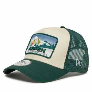 Baseball sapka New Era Aspen Ski Patch 9FORTY A-Frame 60580849 Zöld kép