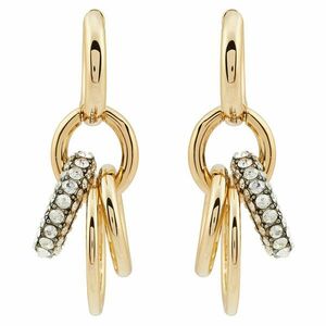 Fülbevaló Tory Burch Miller Pave Interlocking Earring 160179 Arany kép