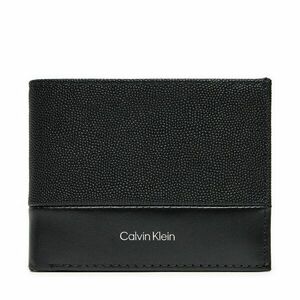 Nagyméretű férfi pénztárca Calvin Klein Ck Must Bifold 5cc W/Coin K50K512678 Fekete kép