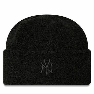 Sapka New Era Borg New York Yankees Cuff Knit Beanie 60580757 Fekete kép