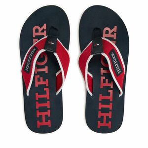 Flip-flops Tommy Hilfiger Patch Hilfiger Beach Sandal FM0FM05024 Piros kép