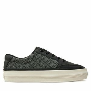 Sportcipők Tommy Hilfiger Vulc Leather Sneaker Monogram FW0FW08331 Fekete kép