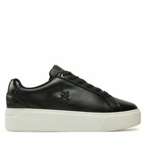 Sportcipők Tommy Hilfiger Th Platform Court Sneaker FW0FW08614 Fekete kép