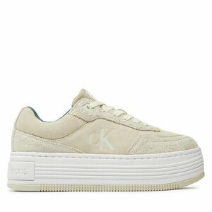 Sportcipők Calvin Klein Jeans Bold Platf Laceup Low Mg Suede YW0YW01575 Bézs kép