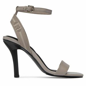 Szandál Tommy Hilfiger Sporty Leather High Heel Sandal FW0FW07795 Bézs kép