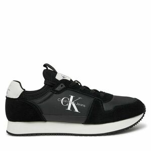 Sportcipők Calvin Klein Runner Sock Laceup Ny-Lth YM0YM00553 Fekete kép