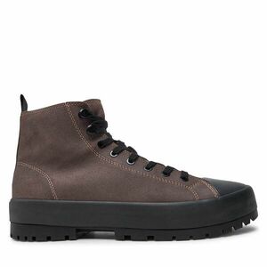 Bakancs Calvin Klein Jeans Lugged Hybrid High Laceup Auth YM0YM01092 Barna kép