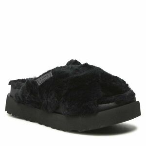 Papucs Ugg W Fuzz Sugar Cross Slide 1135131 Fekete kép