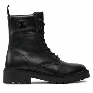 Bakancs Calvin Klein Jeans Combat Boot Mid Zip Lth In Calf YW0YW01550 Fekete kép