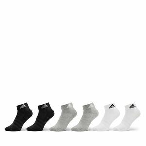 Rövid unisex zoknik adidas Cushioned Sportswear Ankle Socks 6 Pairs IC1292 Szürke kép