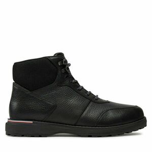 Bakancs Tommy Hilfiger Corporate Warm Outdoor Lth Boot FM0FM05148 Fekete kép