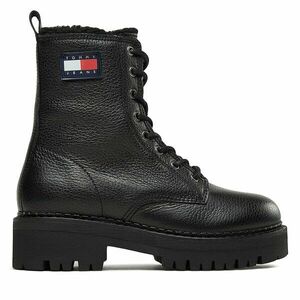 Bokacsizma Tommy Jeans Tjw Urban Boot Tumbled Ltr Wl EN0EN02317 Fekete kép