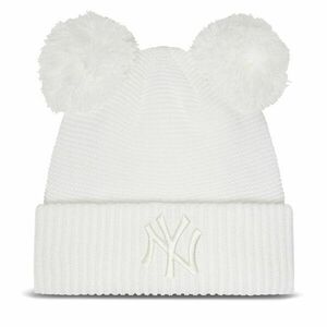 Sapka New Era New York Yankees Double Pom Knit Beanie 60580774 Fehér kép