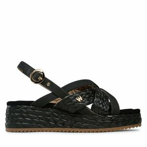 Espadrilles Wrangler Kim Raffia WL31555A Fekete kép