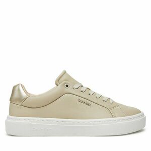 Sportcipők Calvin Klein Cupsole Lace Up W/Ml HW0HW02288 Ekru kép