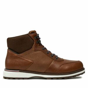 Bakancs Tommy Hilfiger Corporate Warm Outdoor Lth Boot FM0FM05148 Barna kép