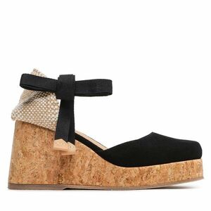 Espadrilles Castañer Tina Cork/007 023075-100 Fekete kép