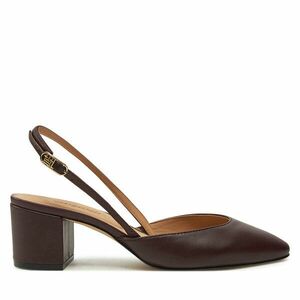 Szandál Tommy Hilfiger Pump Slingback Smooth Leather FW0FW08621 Bordó kép