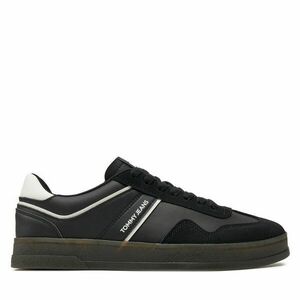 Sportcipők Tommy Jeans Leather Retro Cupsole EM0EM01414 Fekete kép