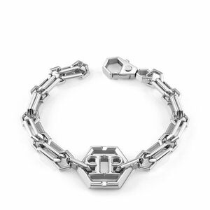 Karkötő PHILIPP PLEIN Plein Icon Chain PJ9EA02BU Ezüst kép