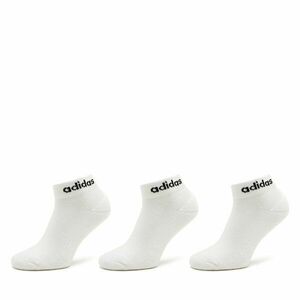 Rövid unisex zoknik adidas Linear Ankle Socks Cushioned Socks 3 Pairs HT3457 Fehér kép