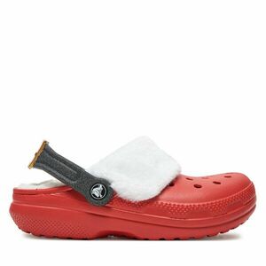 Papucs Crocs Classic Lined Santa Clog 210933 Piros kép