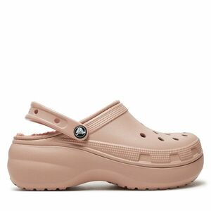 Papucs Crocs Classic Platform Lined Clog W 207938 Rózsaszín kép