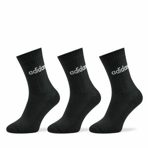 Unisex Magasszárú Zokni adidas Linear Crew Cushioned Socks 3 Pairs IC1301 Fekete kép