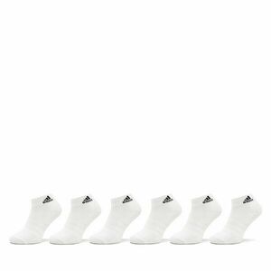 Rövid unisex zoknik adidas Cushioned Sportswear Ankle Socks 6 Pairs HT3442 Fehér kép