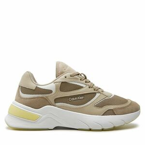 Sportcipők Calvin Klein Runner Lace Up Mesh Mix HW0HW01904 Barna kép