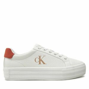 Sportcipők Calvin Klein Jeans Bold Vulc Flatf Low Lth Ml YW0YW01669 Fehér kép