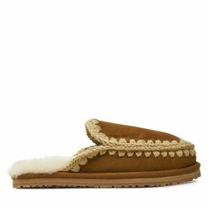 Papucs Mou Slipper Full Eskimo Stitch FW161007A Barna kép