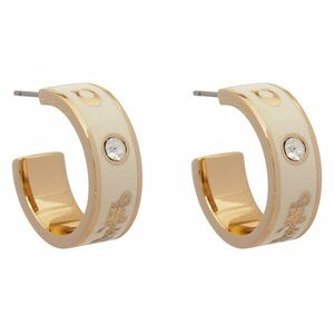 Fülbevaló Coach Enamel Horse & Carriage Hoop Earrings 37479036GLD100 Arany kép