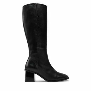 Csizma Calvin Klein Heel Knee Boot 50 W/Ml Lth HW0HW02321 Fekete kép