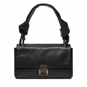 Táska Tommy Hilfiger Pushlock Leather AW0AW15685 Fekete kép