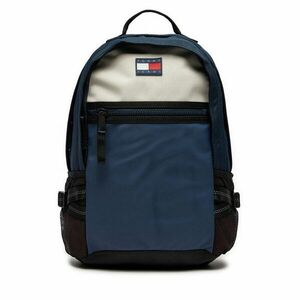 Hátizsák Tommy Jeans Mochila color block con logo engomado de hombre AM0AM12611 Sötétkék kép