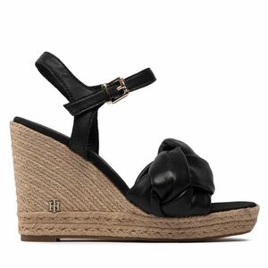 Espadrilles Tommy Hilfiger Th Waves High Wedge Sandal FW0FW06671 Fekete kép