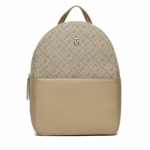 Hátizsák Tommy Hilfiger Th Jacquard Backpack AW0AW17074 Bézs kép