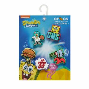 Cipő dekoráció Crocs Jibbitz Spongebob 5pck 10010012 Színes kép