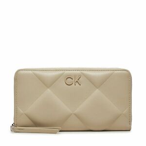 Nagy női pénztárca Calvin Klein Quilt K60K611782 Bézs kép