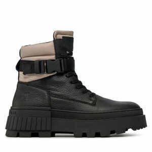 Bakancs Tommy Hilfiger Th Elevated Chunky Lth Bkle Boot FM0FM04909 Fekete kép