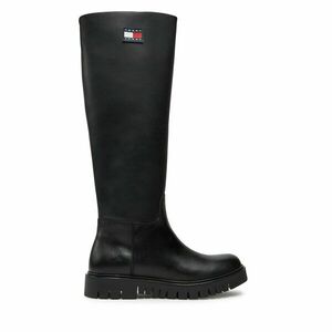 Csizma Tommy Jeans Tjw Long Shaft Boot EN0EN02627 Fekete kép