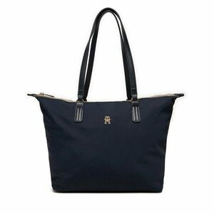 Táska Tommy Hilfiger Poppy Tote Corp AW0AW16480 Sötétkék kép