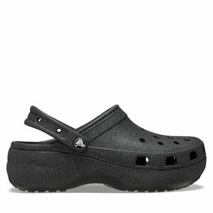 Papucs Crocs Classic Platform Glitter Clog W 207241 Fekete kép