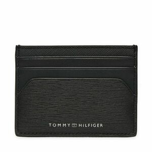 Bankkártya tartó Tommy Hilfiger Premium Business Leather Card Holder AM0AM12510 Fekete kép