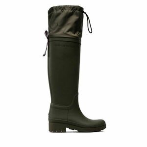 Gumicsizma Tommy Hilfiger Overknee Rainboot FW0FW06778 Khaki kép