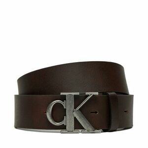 Férfi öv Calvin Klein Jeans Round Mono Plaque Lthr Belt 40Mm K50K512067 Barna kép