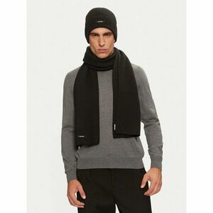 Sál és sapka szett Calvin Klein Gs Classic Rib Beanie + Scarf K50K512389 Fekete kép