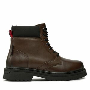 Bakancs Tommy Jeans Tjm Lace Up Boot EM0EM01446 Barna kép